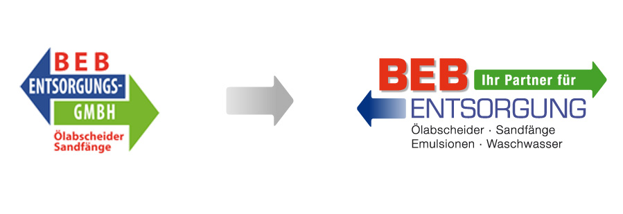 BEB Logo vorher und nachher